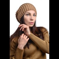 Шапка Soft вязаная из верблюжьей шерсти ЖЕНСКАЯ 0827746426